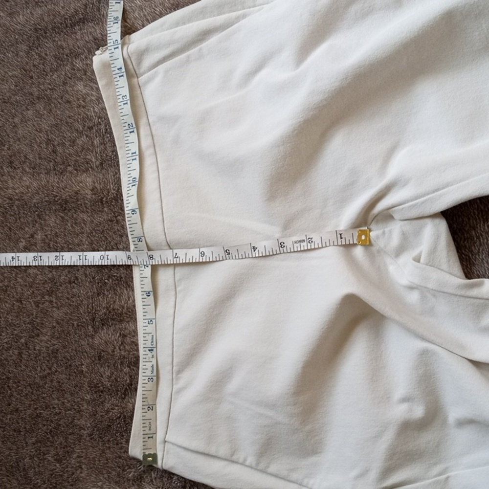 Eileen Fisher Bistretch Twill slim fit pants in Bone - Picture 6 of 10